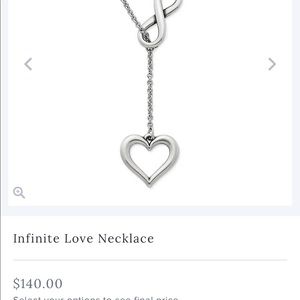James Avery infinity necklace